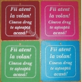 Ornamente din carton special, diferite culori inchise